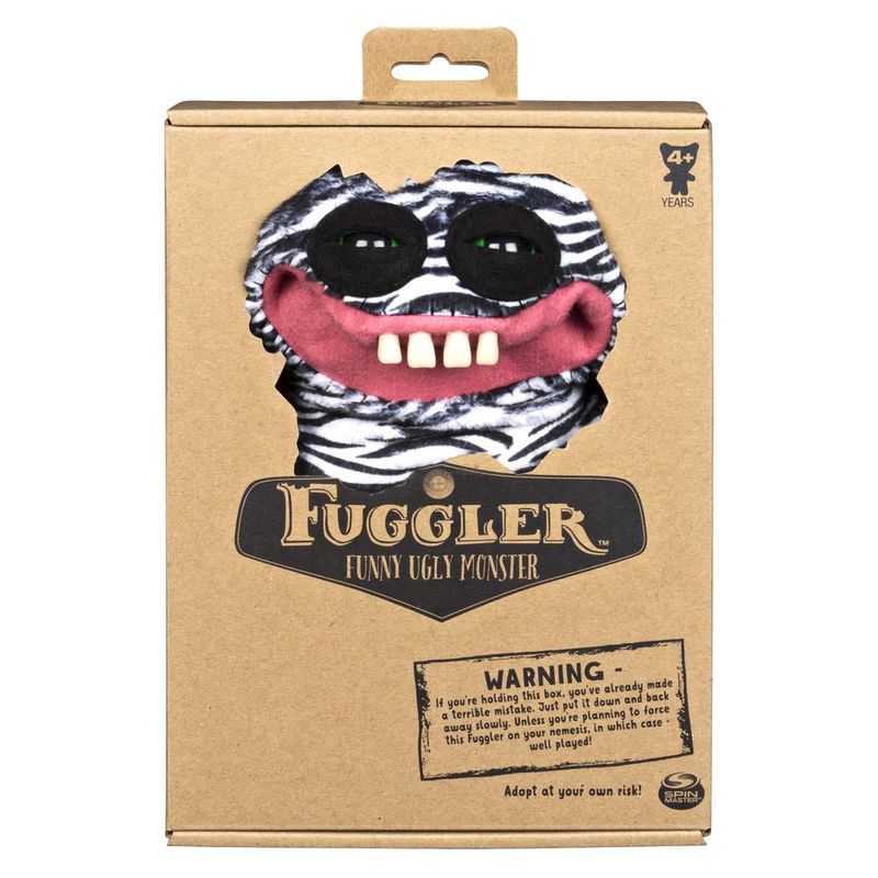 Fuggler Plush Black & White Stripes