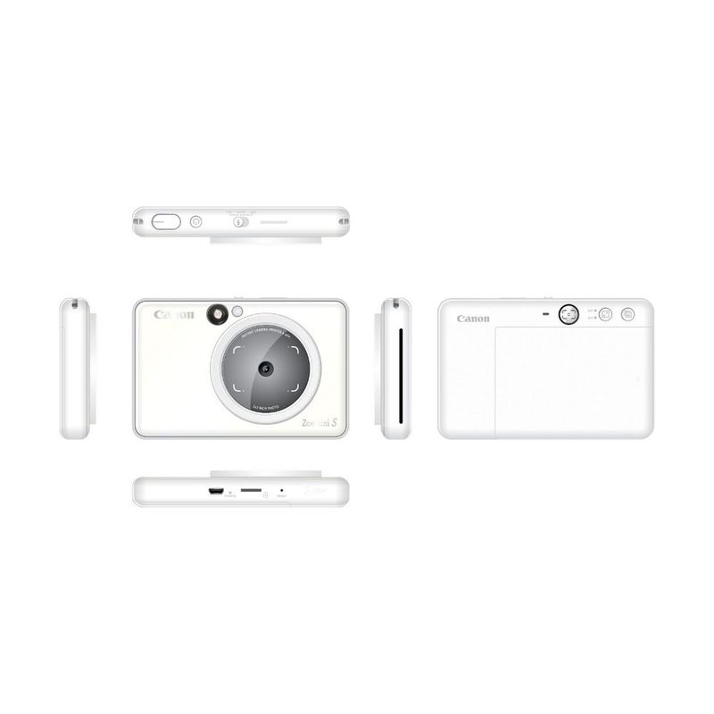 Canon Zoemini S Pearl White Instant Camera with Printer
