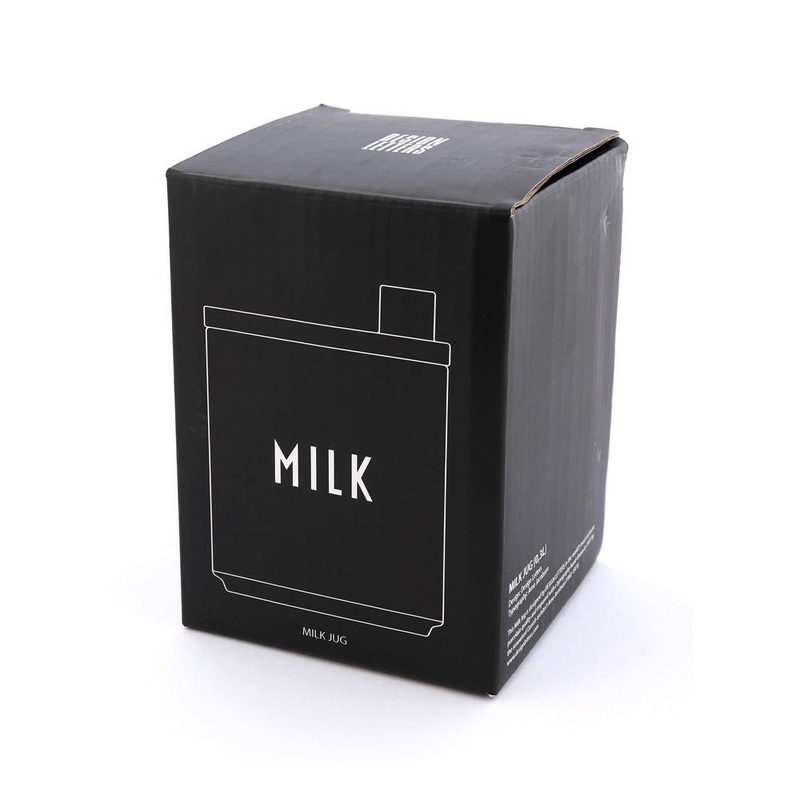 Design Letters Black Milk Jug