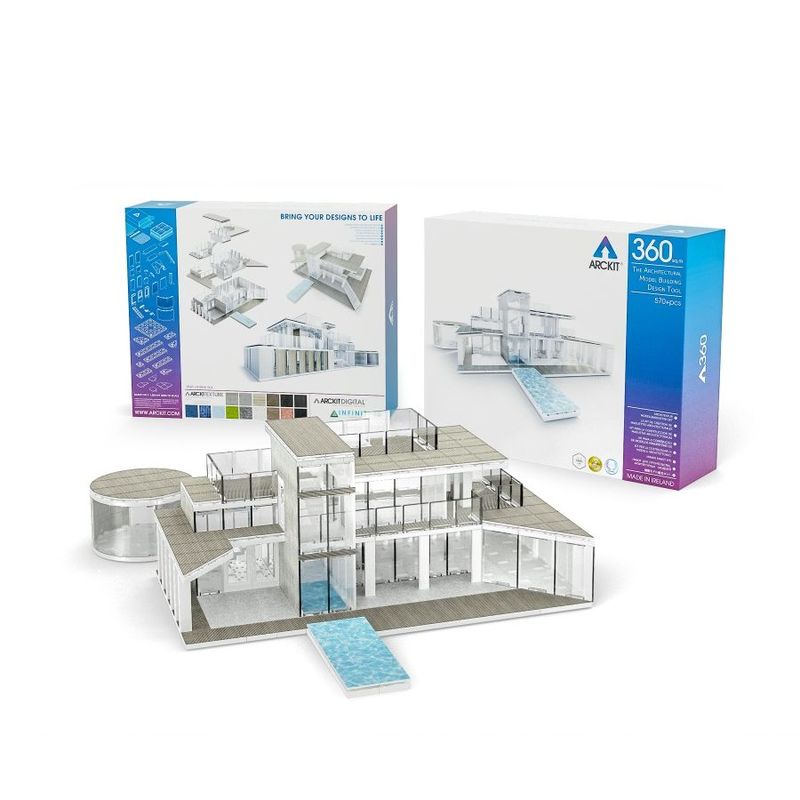 Arckit 360 Architectural Model Building Kit (570+ Pieces)