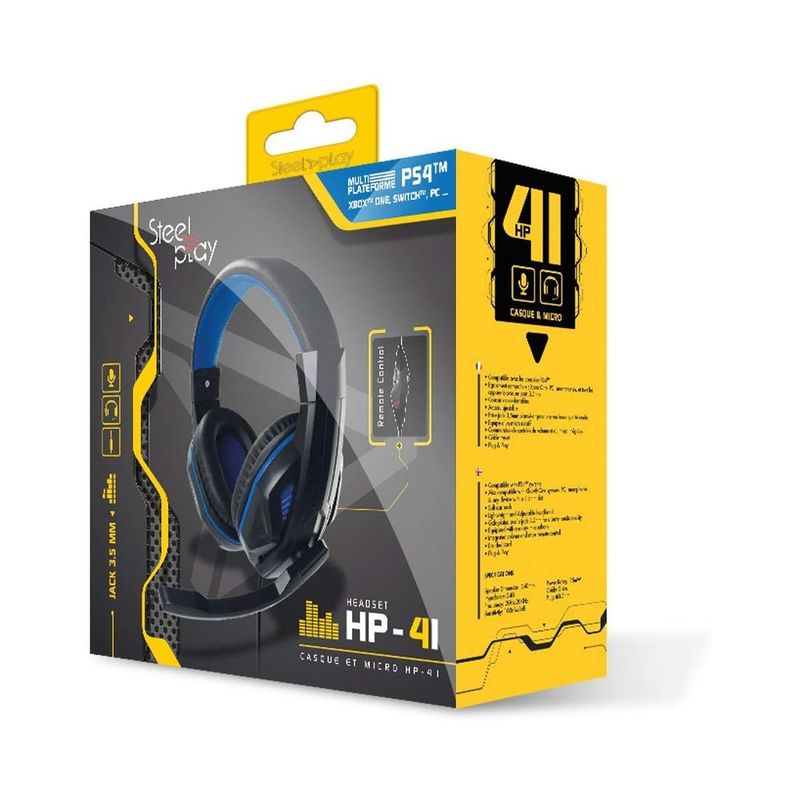 Steelplay Casque HP-41 Gaming Headset for PS4