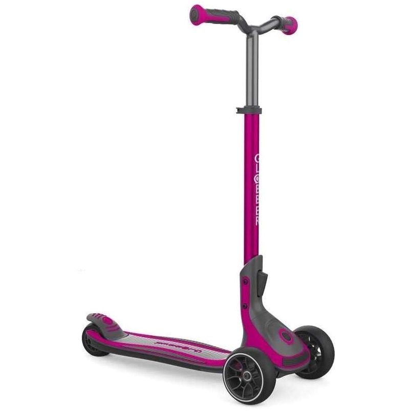 Globber Ultimum 3-Wheel Foldable Scooter - Deep Pink