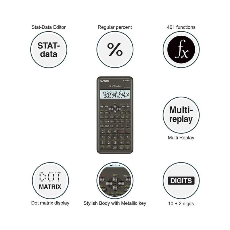 Casio FX-100MS Scientific Calculator 2nd Edition