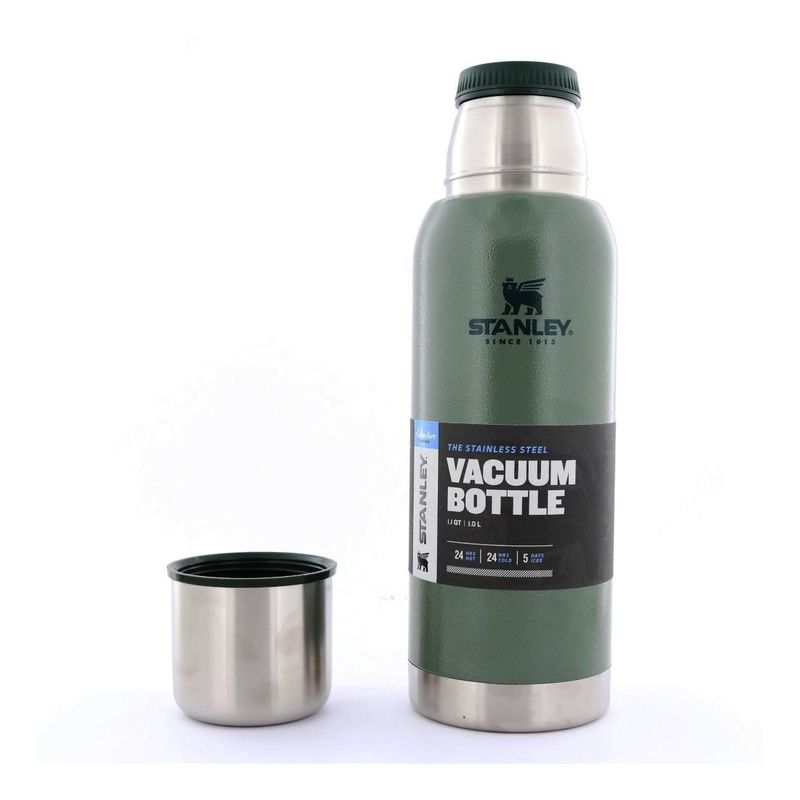 Stanley Adventure Vacuum Bottle 1000ml - Green Hammertone