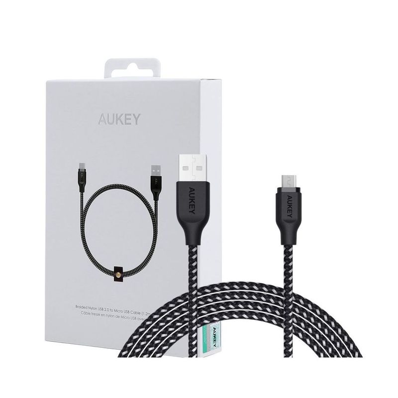 Aukey USB 2.0 Micro Cable L 1.2M Black