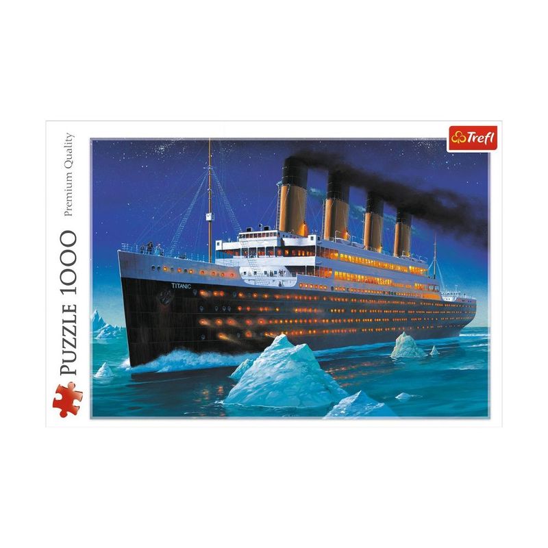 لعبة أحجية تركيب الصور المقطعة بتصميم سفينة تيتانيك مكونة من 1000 قطعة من تريفل