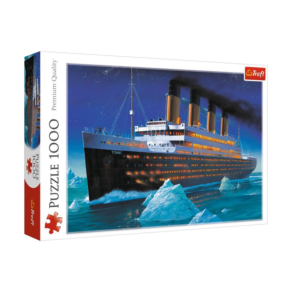 لعبة أحجية تركيب الصور المقطعة بتصميم سفينة تيتانيك مكونة من 1000 قطعة من تريفل