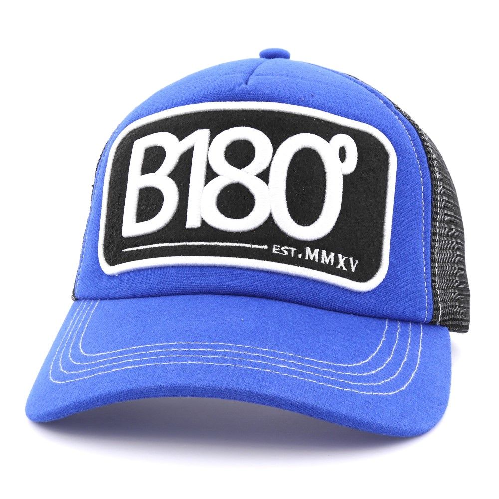 B180 Sign 7 Unisex Trucker Cap Blue/Black