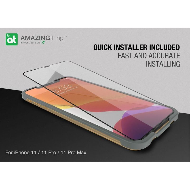AMAZINGThing 2.75D Ex-Bullet Matte Dust Filter Glass with Installer for iPhone 11