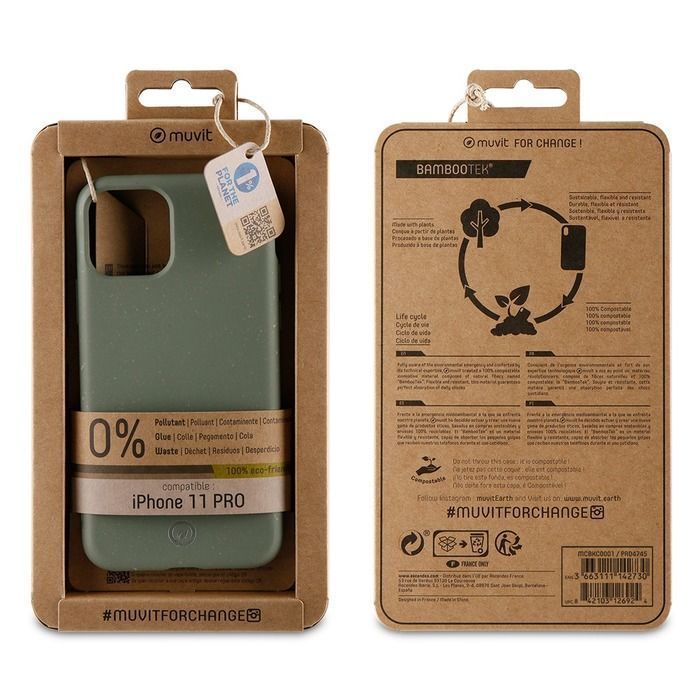 Muvit Change Bambootek Case Moss for iPhone 11 Pro