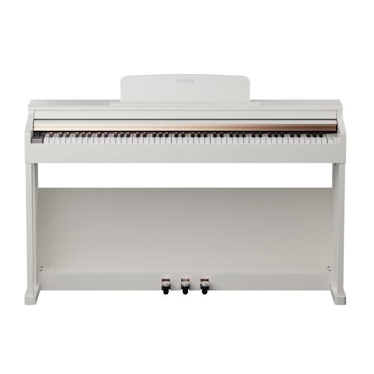 Donner DDP-100 88 Keys Upright Digital Piano with Piano Stand - White
