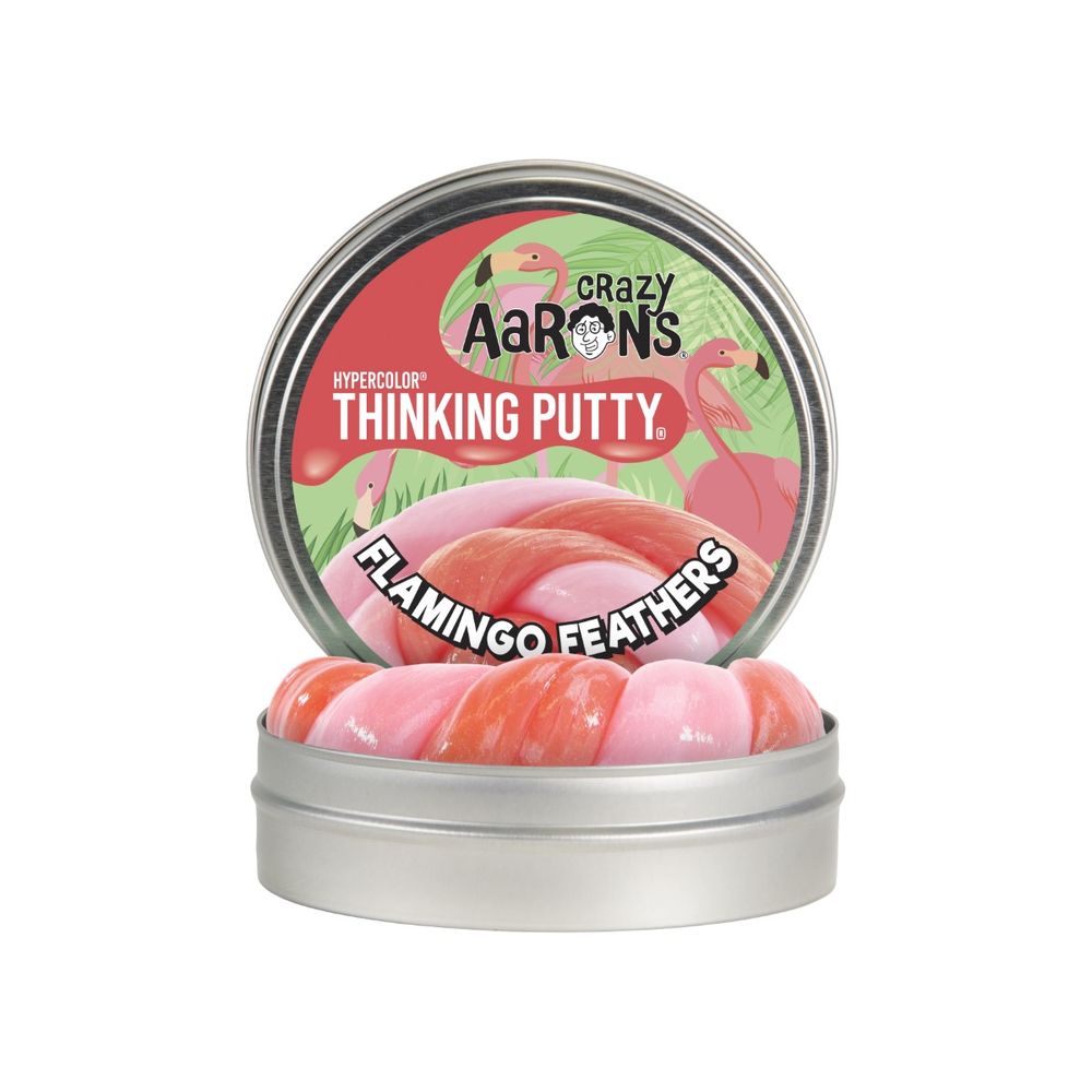 Crazy Aaron's Thinking Putty Flamingo Feathers