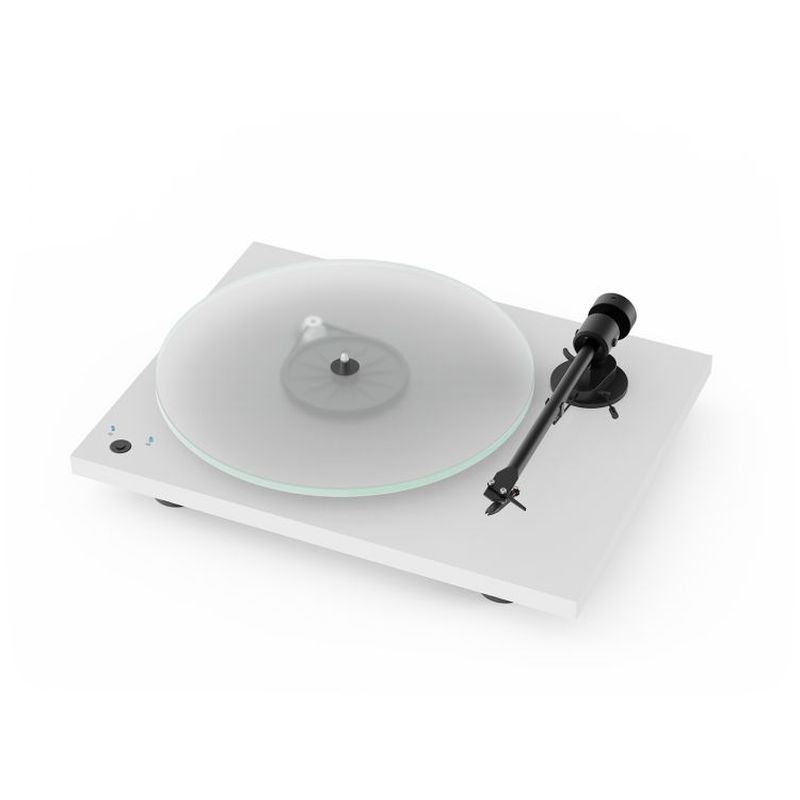 Pro-Ject T1 Phono SB New Generation Belt-Drive Turntable with Built-in Phono Preamp & Ortofon OM5E - White