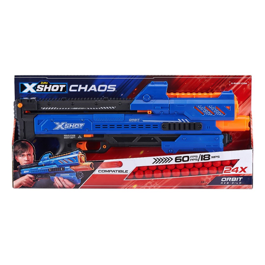 X-Shot Chaos Orbit Blaster (Includes 24 Darts)