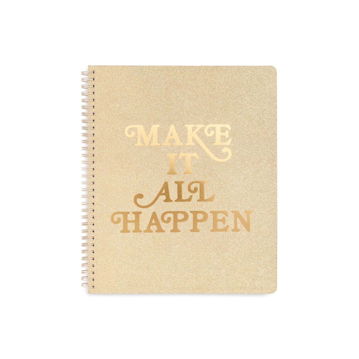 Ban.do Make It All Happen Rough Draft Large Notebook