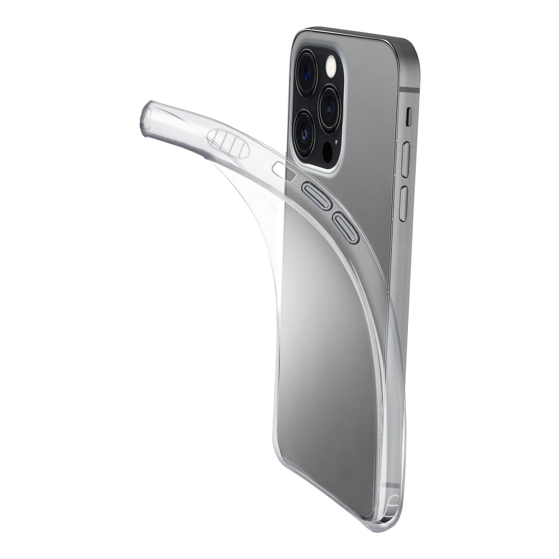 CellularLine Fine Rubber Case for iPhone 13 Pro Transparent