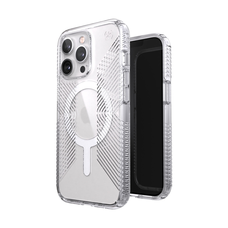Speck Presidio Perfect Clear Grip Magsafe Case For iPhone 13 Pro Clear