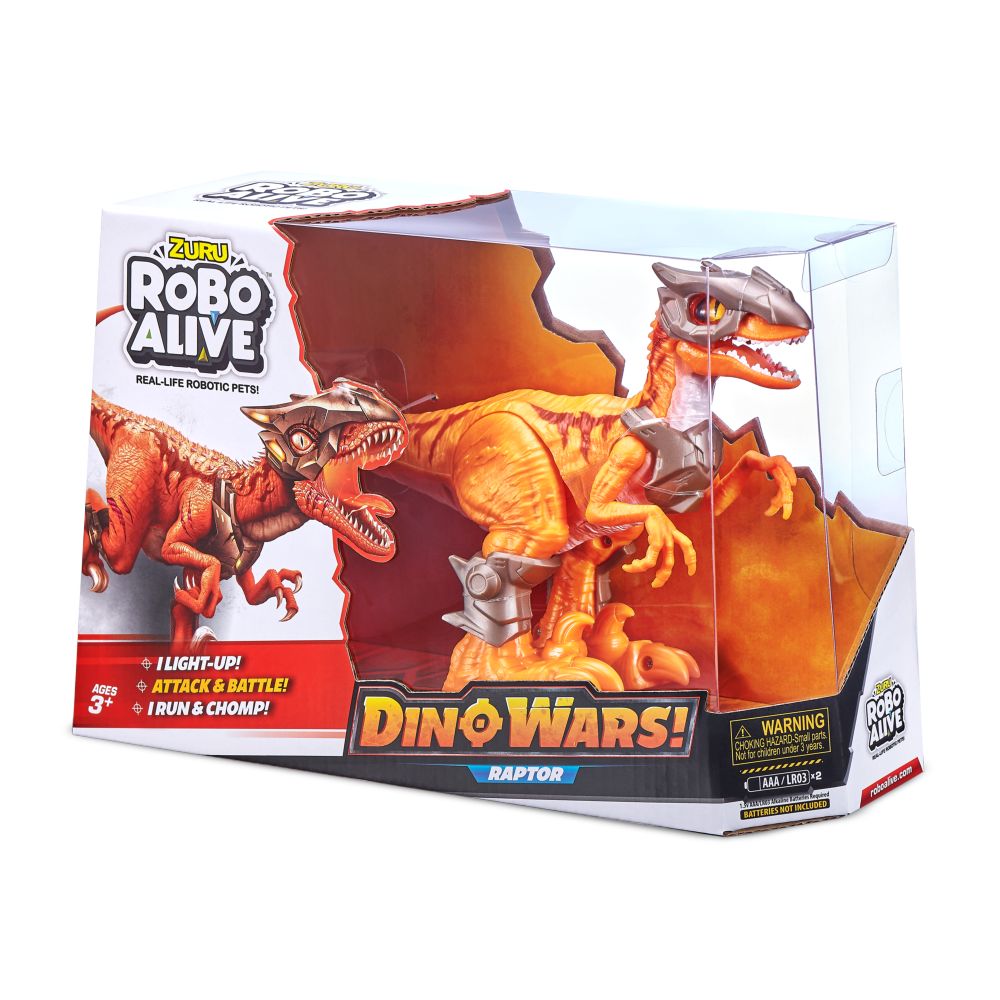 Zuru Robo Alive Dino Wars Series 1 Raptor Robotic Toy