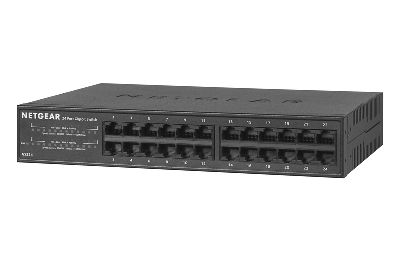 Netgear 24-Port Gigabit SOHO Ethernet Unmanaged Switch - GS324V1