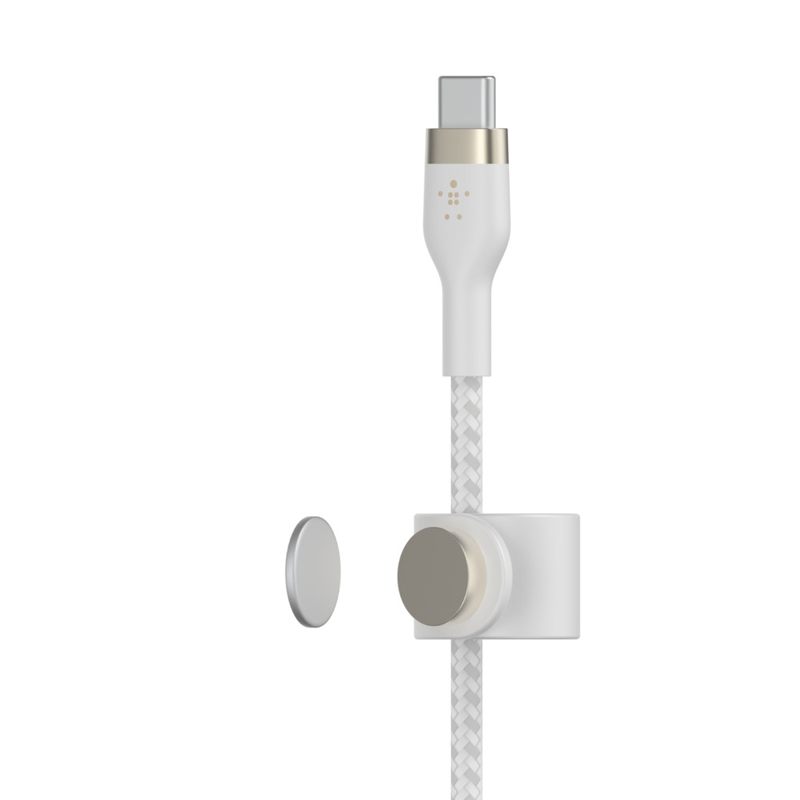 Belkin Silicone Braided Cable Lightning To Type-C 3m White