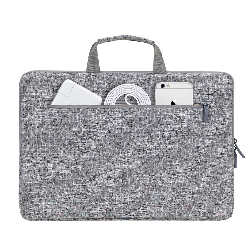 Rivacase 7915 Laptop Sleeve 15.6-inch with Handles - Light Grey