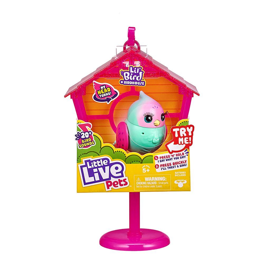 Moose Toys Little Live Pets Lil Bird S10 Bird & House - Pippa Peeps