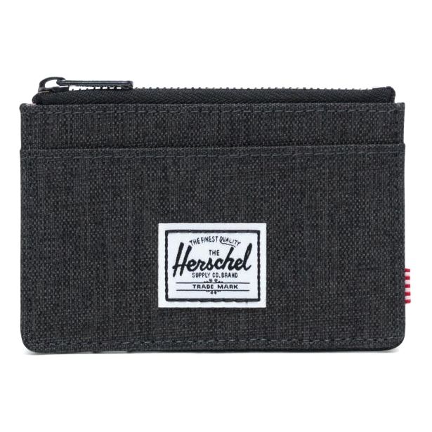 Herschel Oscar Wallet RFID - Black Crosshatch