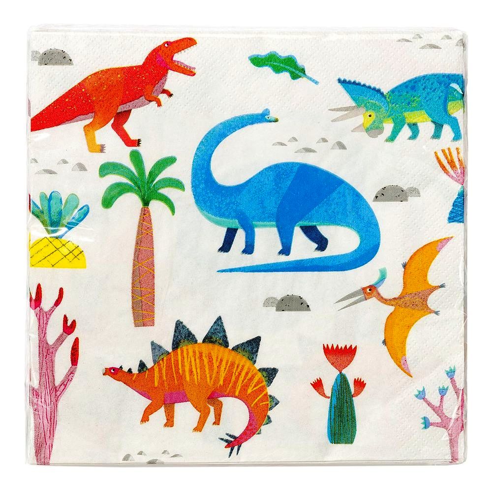 Talking Tables Party Dinosaur Napkin 33cm (Pack of 20)