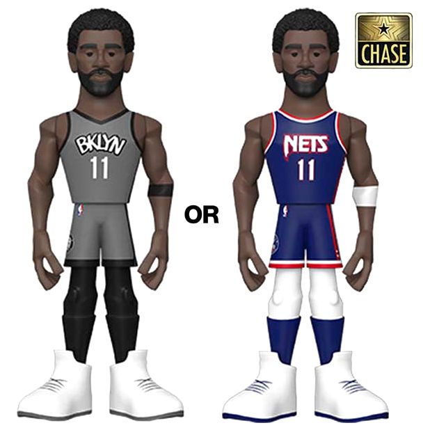 Funko Gold NBA Nets Kyrie Irving 5 Inch Premium Vinyl Figure (With Chase*)