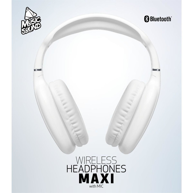 CellularLine MS Maxi Bluetooth Headphones - White