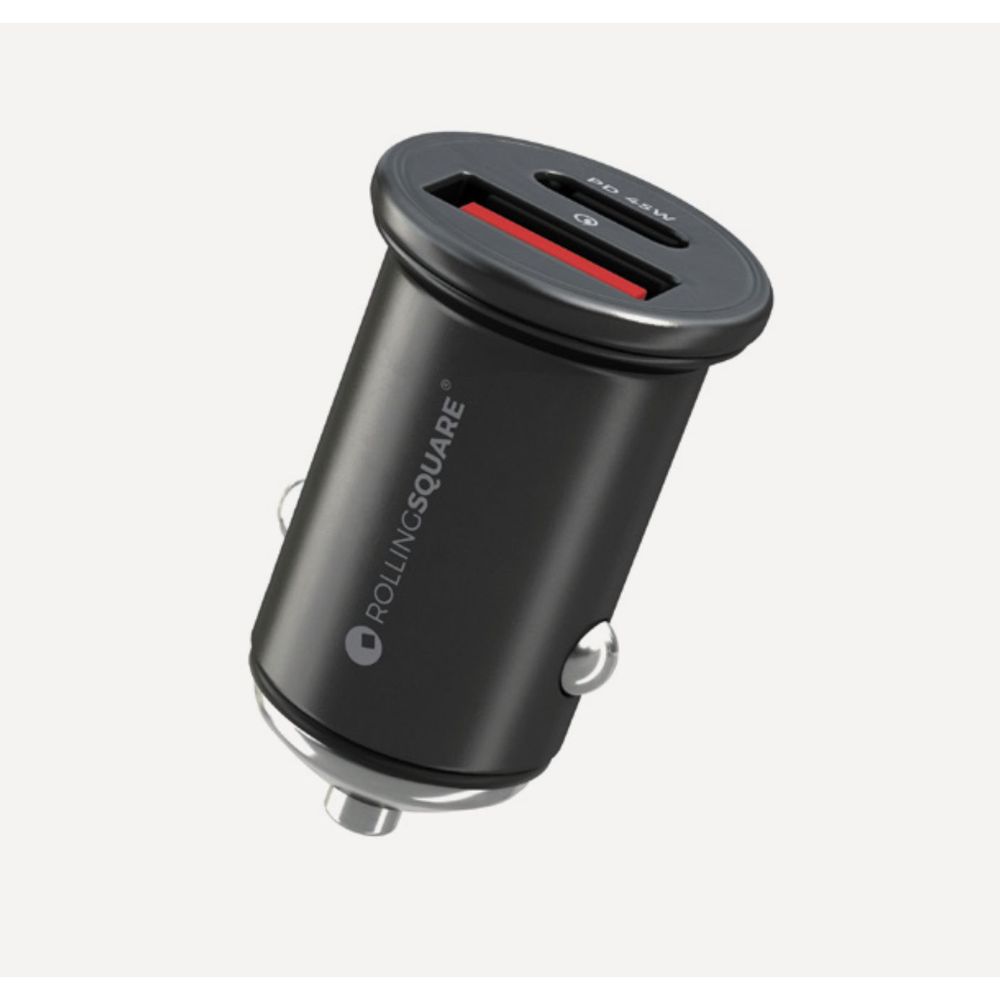 Rolling Square 35W Car Charger - Black