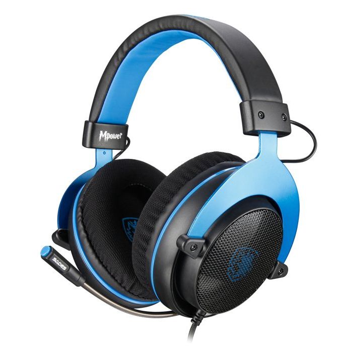 Sades M-Power Gaming Headset For PS4/Xbox/Switch/PC - Blue