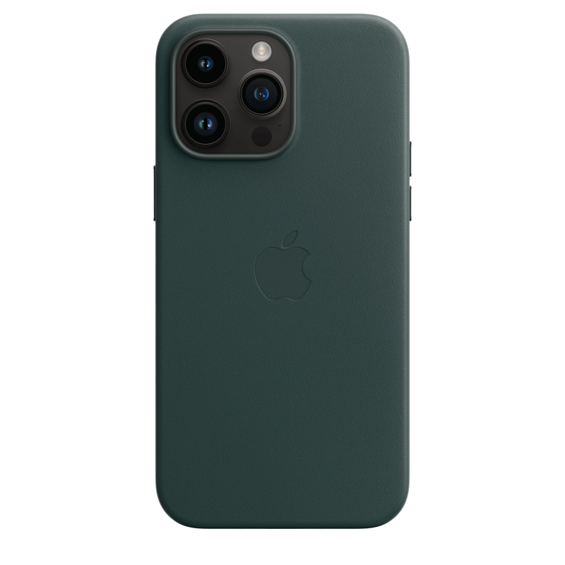 Apple Leather Case with MagSafe for iPhone 14 Pro Max - Forest Green