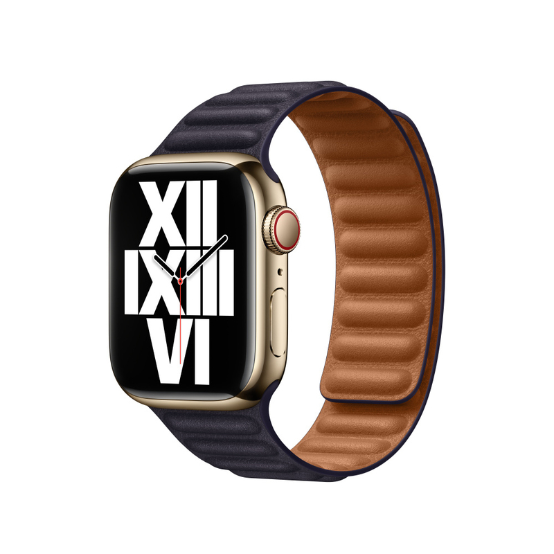 Apple 41mm Leather Link for Apple Watch - Ink - M/L