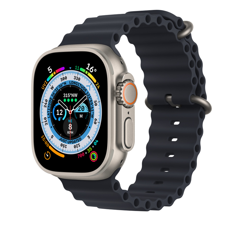 Apple 49mm Ocean Band for Apple Watch - Midnight