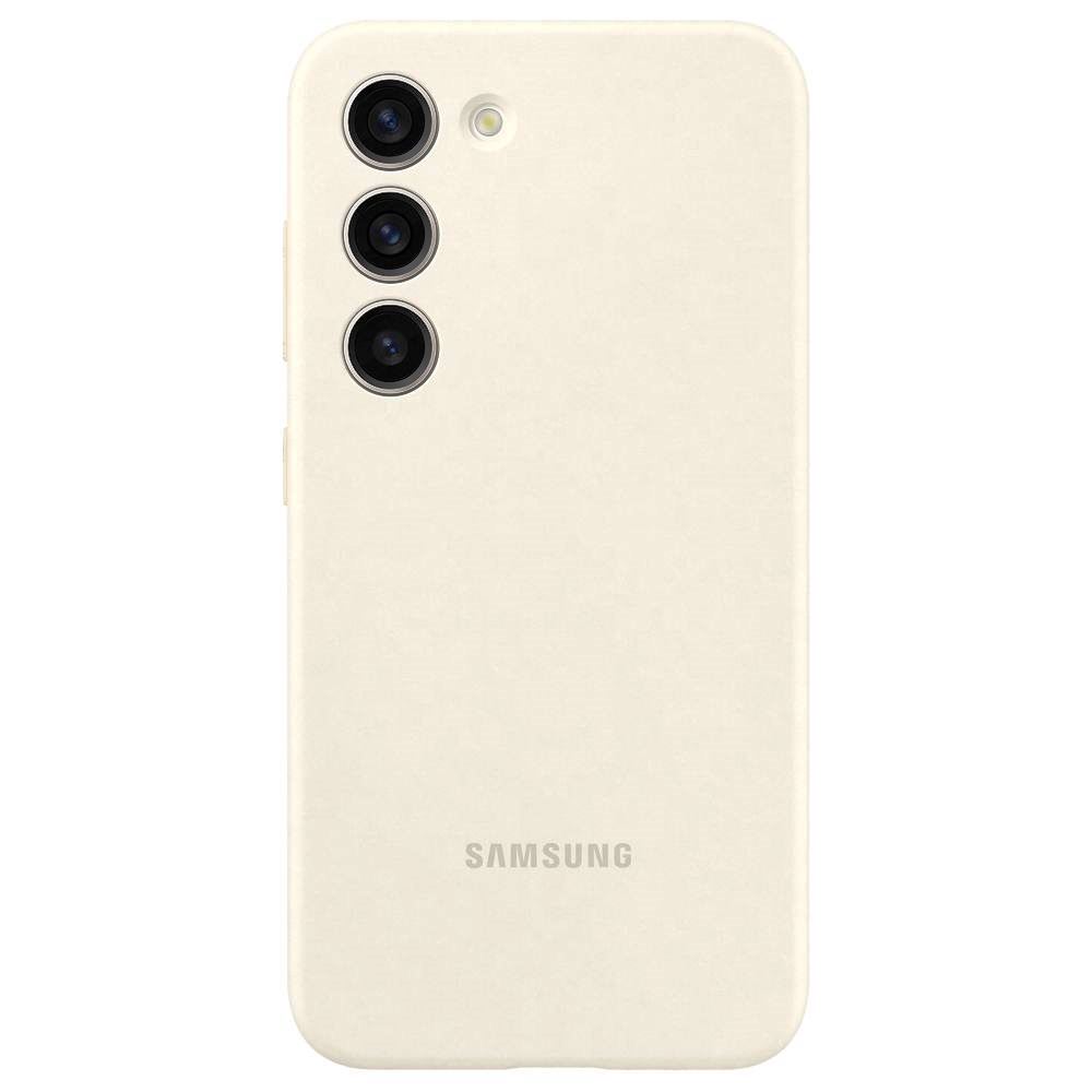 Samsung Galaxy S23 Silicone Cover - Cream