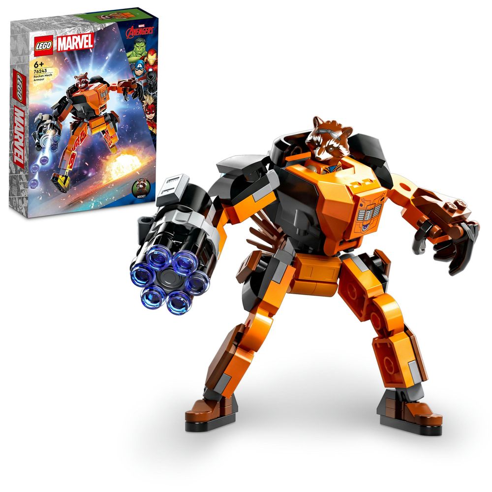 LEGO Super Heroes Marvel Rocket Mech Armor 76243 (98 Pieces)