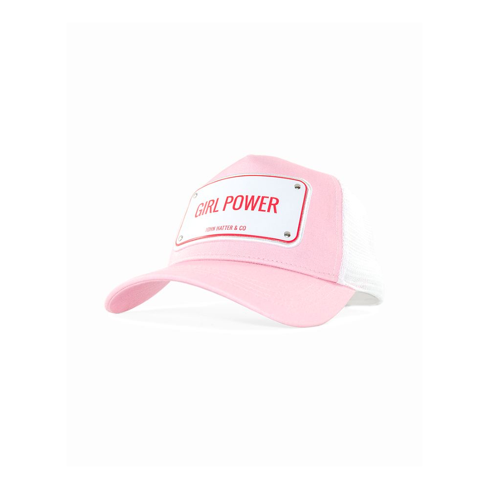 John Hatter Girl Power Unisex Cap Pink/White