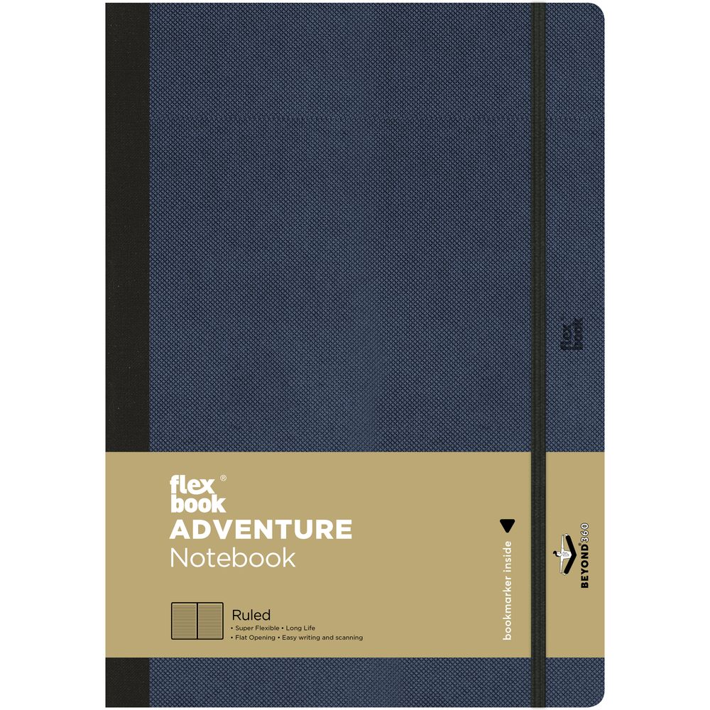 Flexbook Adventure Ruled B5 Notebook Royal Blue - Large - Royal Blue (17 x 24 cm)