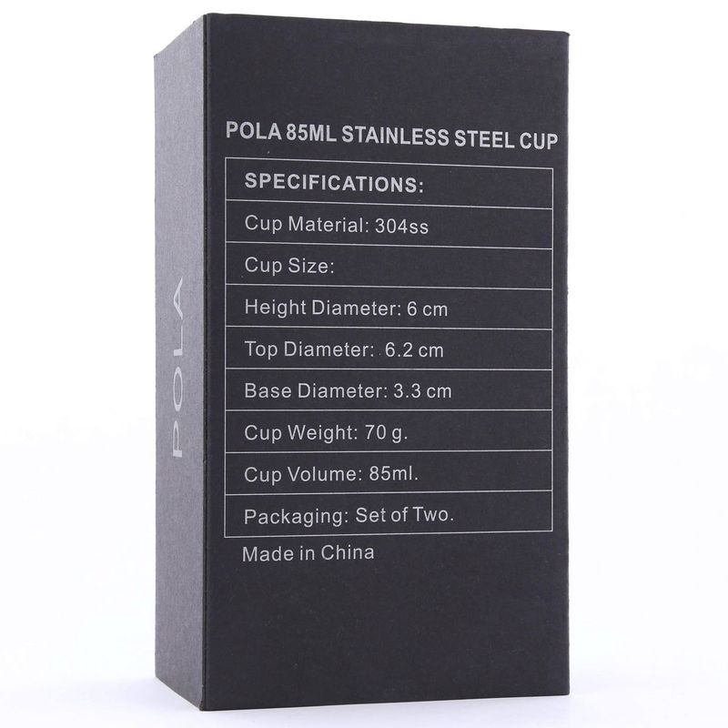 Rovatti Pola UAE Stainless Steel Cup Dark Blue 85ml