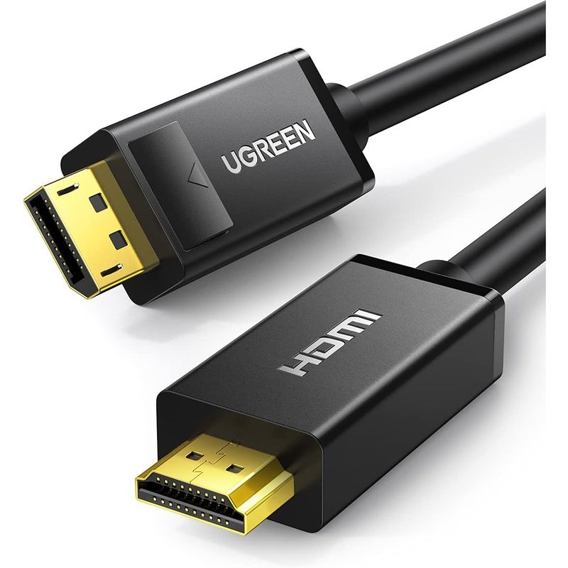 UGREEN DisplayPort Male to HDMI Male Cable 1m - Black