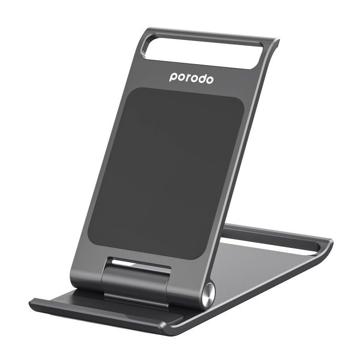 Porodo Aluminum Mobile & Tablet Stand - Grey