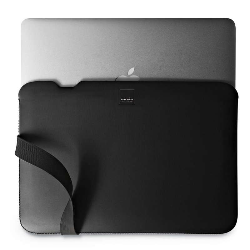 Acme Made Skinny Sleeve Matte Black Large Fits Laptop Upto 15 Inch