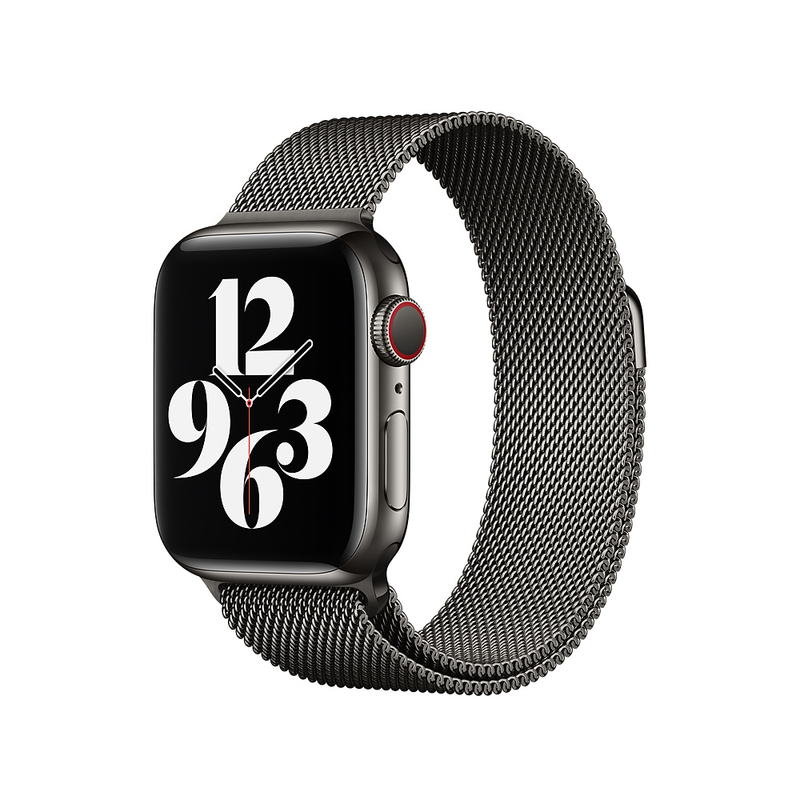 Apple 40mm Graphite Milanese Loop (Compatible with Apple Watch 38/40/41mm)