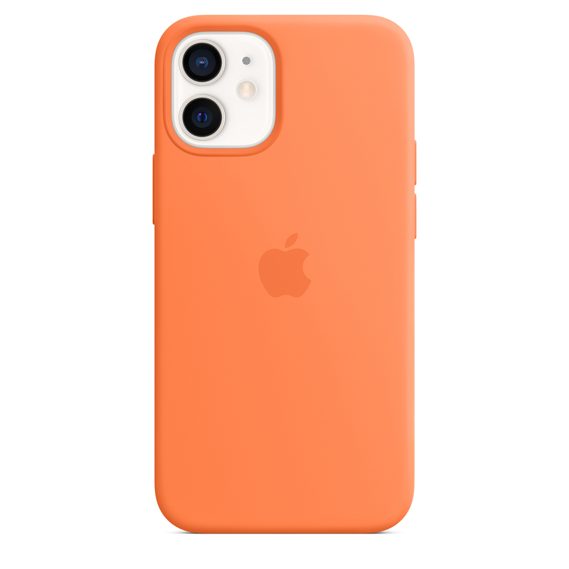 Apple Silicone Case Kumquat with MagSafe for iPhone 12 Mini
