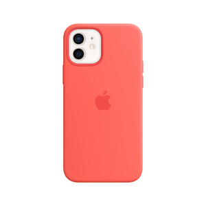 Apple Silicone Case Pink Citrus with MagSafe for iPhone 12/Pro