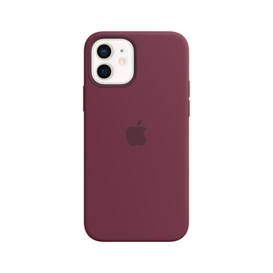 Apple Silicone Case Plum with MagSafe for iPhone 12/Pro