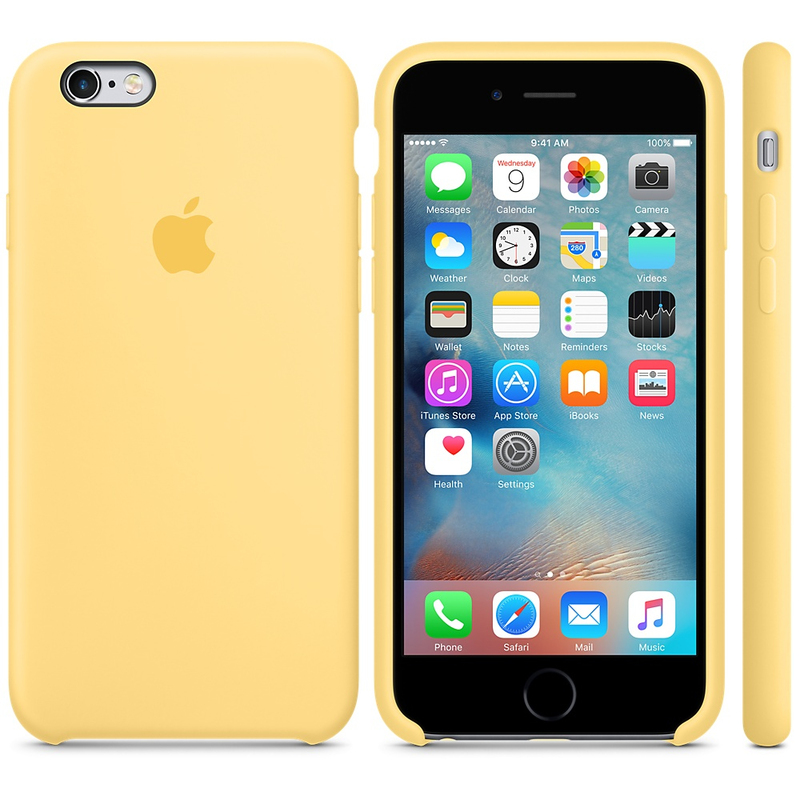 Apple Silicone Case Yellow iPhone 6/6S