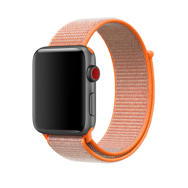 Apple Spicy Orange Sport Loop for Apple Watch 42mm (Compatible with Apple Watch 42/44/45mm)