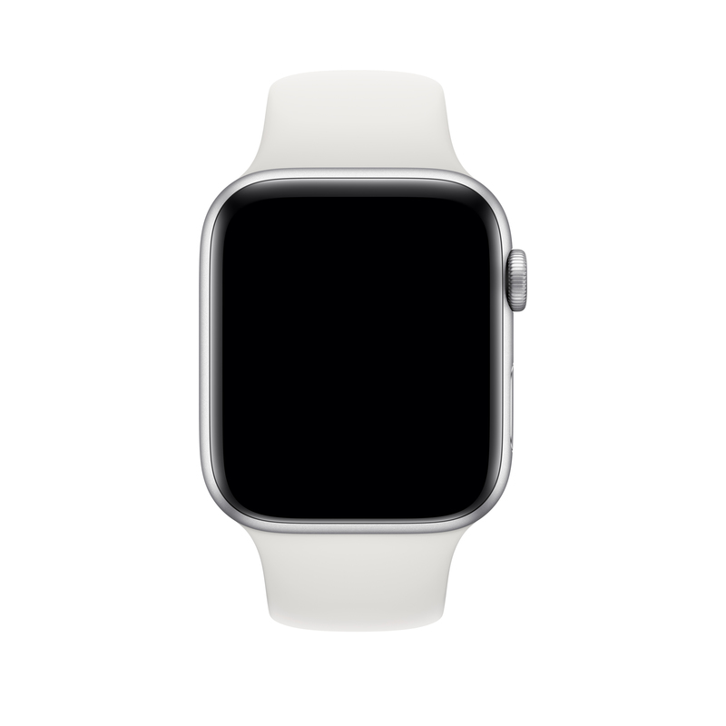 Apple 44mm White Sport Band S/M & M/L for Apple Watch (Compatible with Apple Watch 42/44/45mm)